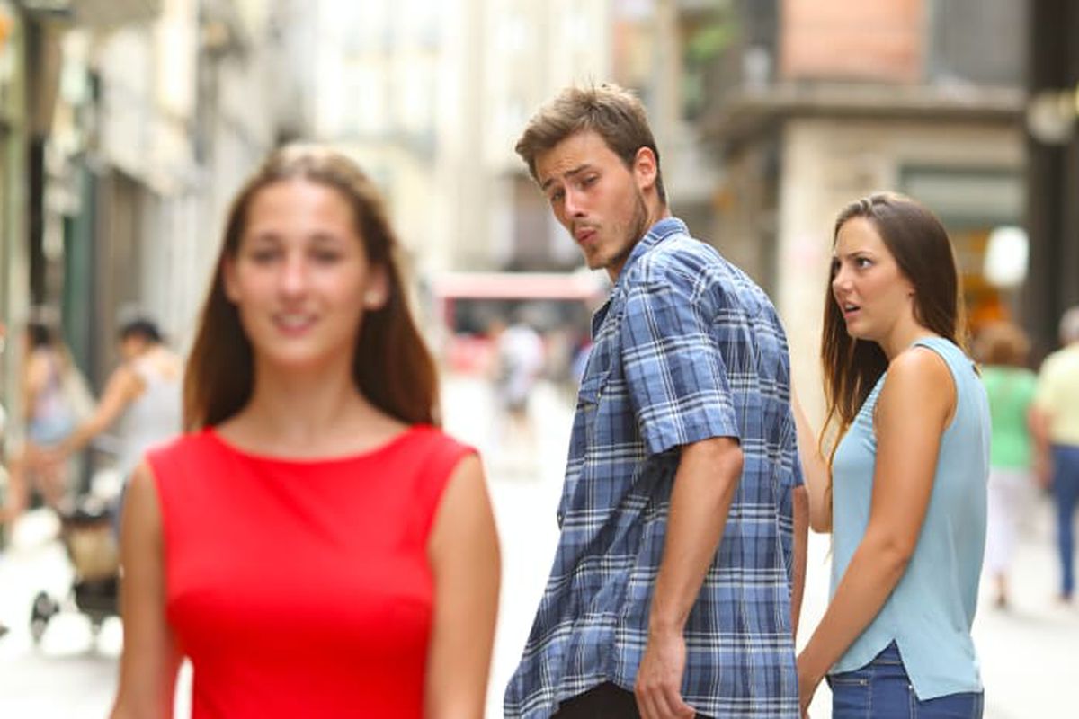 Distracted Boyfriend meme about Better Booch